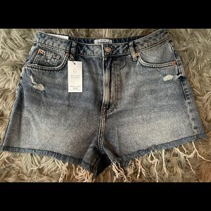 ASOS Distressed Denim High Waisted Shorts